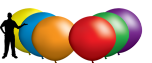 60" GIANT LATEX BALLOONS